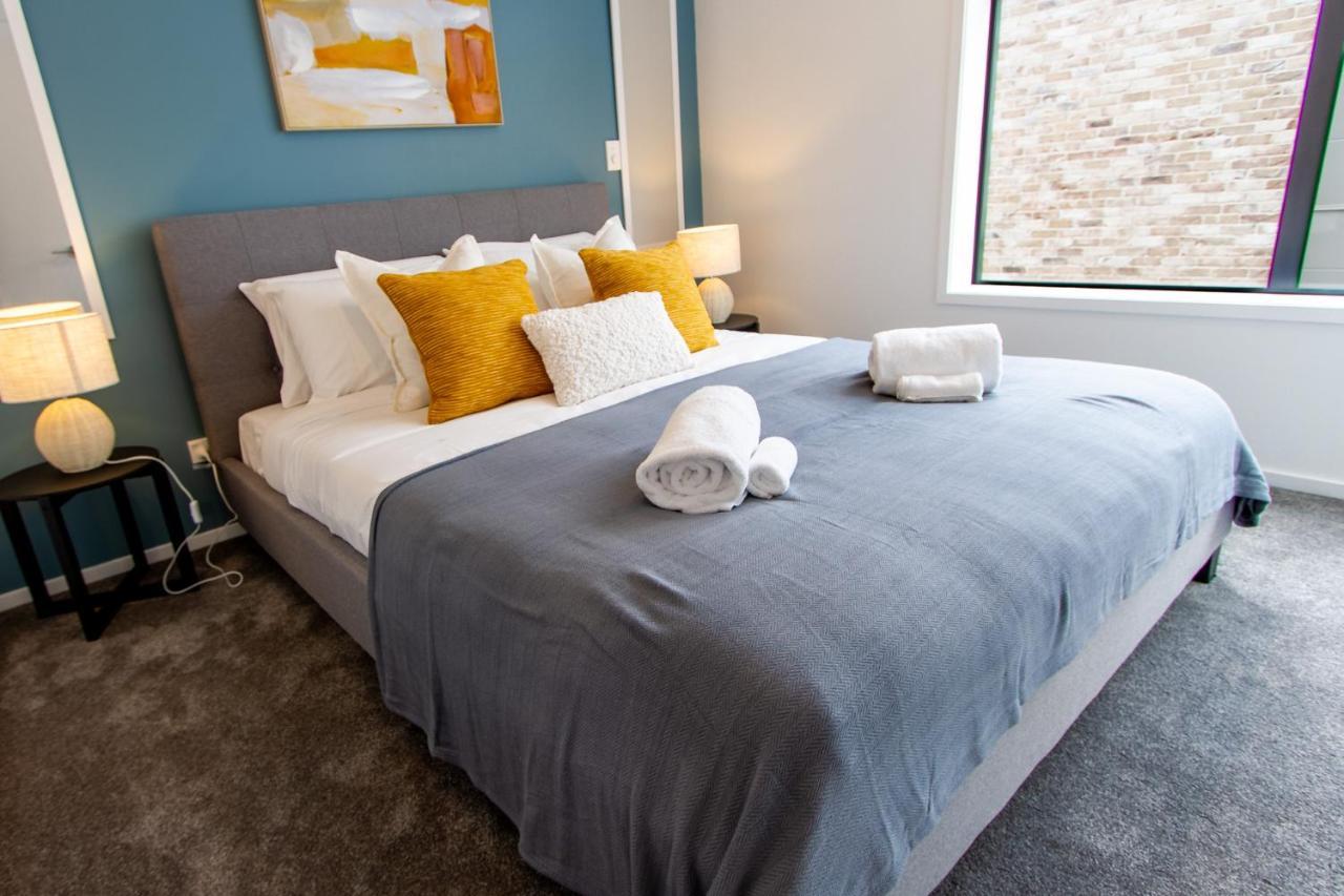 Glamorous 2 Bed Cbd Townhouse W/King Bed Christchurch Kültér fotó